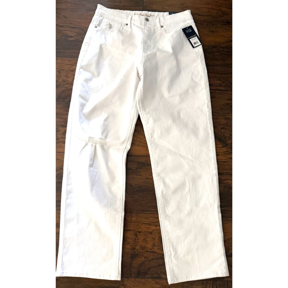US Polo Assn Womens Size 14 Straight Leg Jeans Mom High Rise Vintage